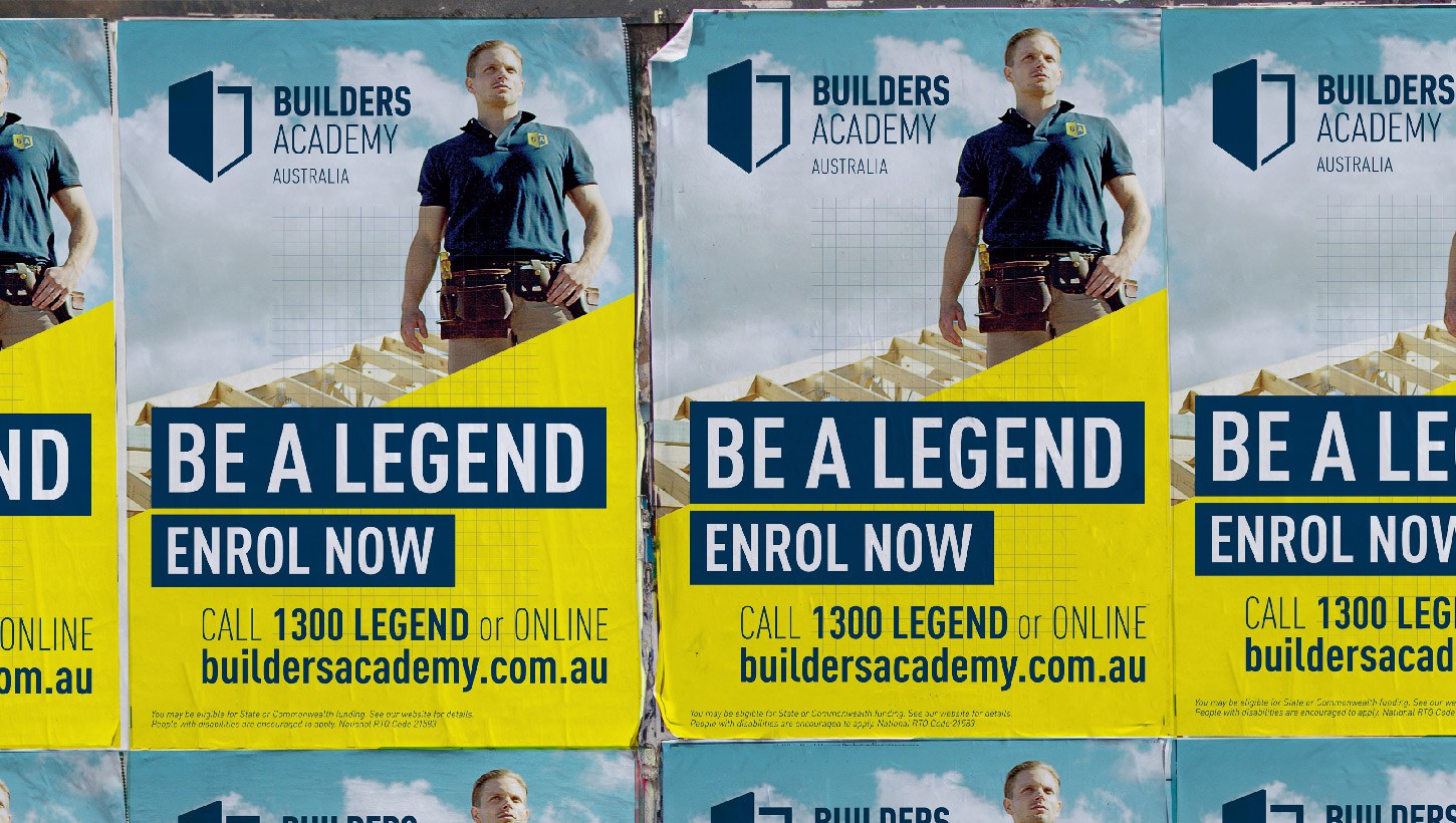 Builders Academy be a legend rock posters